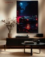 ⁦لامبورجيني في عتمةِ الليل⁩ - الصورة ⁦2⁩