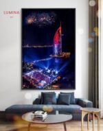 ليلةُ الاحتفالِ فوقَ ضفافِ "جُميرا