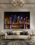 جوهرةُ الخليجِ المضيئة (The Radiant Doha Skyline)